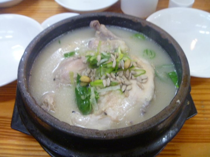 Tosokchon's famous samgyetang