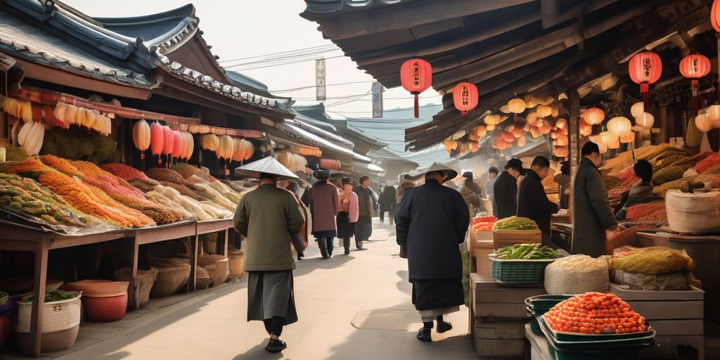 Korean traditional market